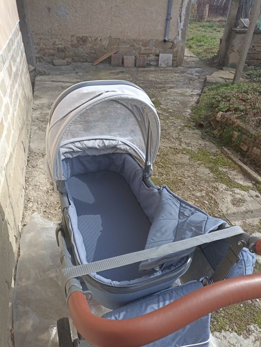 Количка LORELLI RIMINI + Чанта, Dark Grey&Black Lighthouse