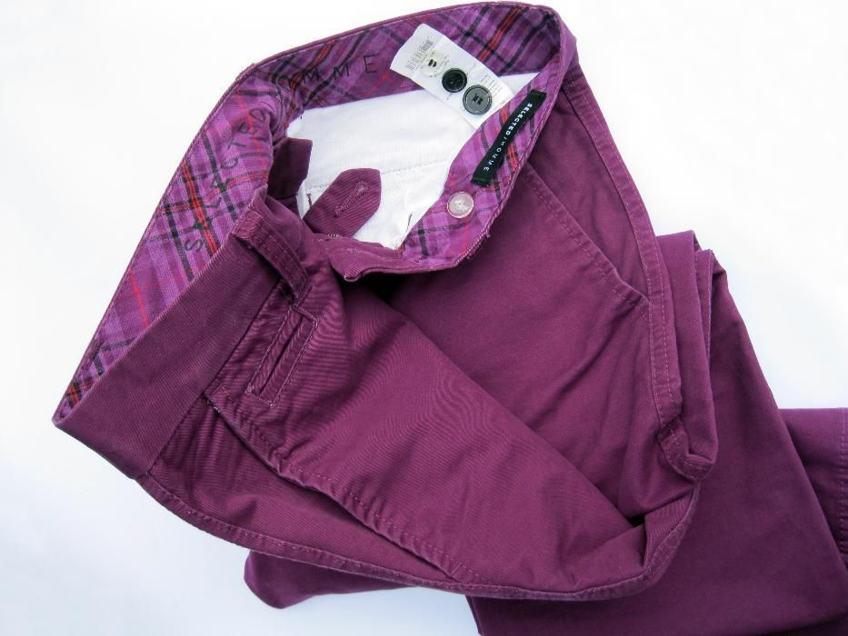 Pantaloni chinos mov, SELECTED HOMME, Size30