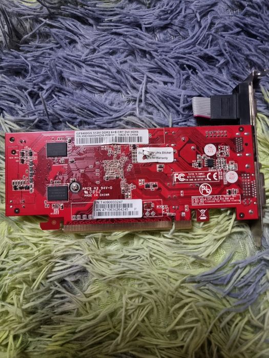 Видеокарты GT430 1gb и GF8400GS 512mb