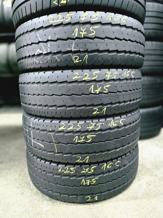 4x 225/75/16C VARA CONTINENTAL 2021 Stare excelentă