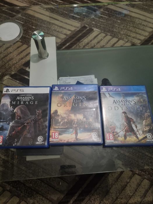 Assassin's creed mirage, odyssey, origins