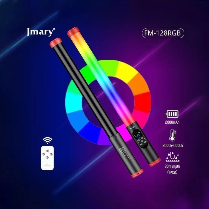 Jmary FM-128RGB — световой жезл для съёмки фото и видео