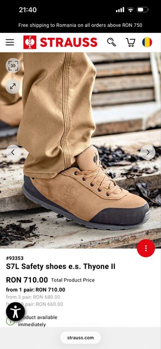 Pantofi de protecție Engelbert Strauss