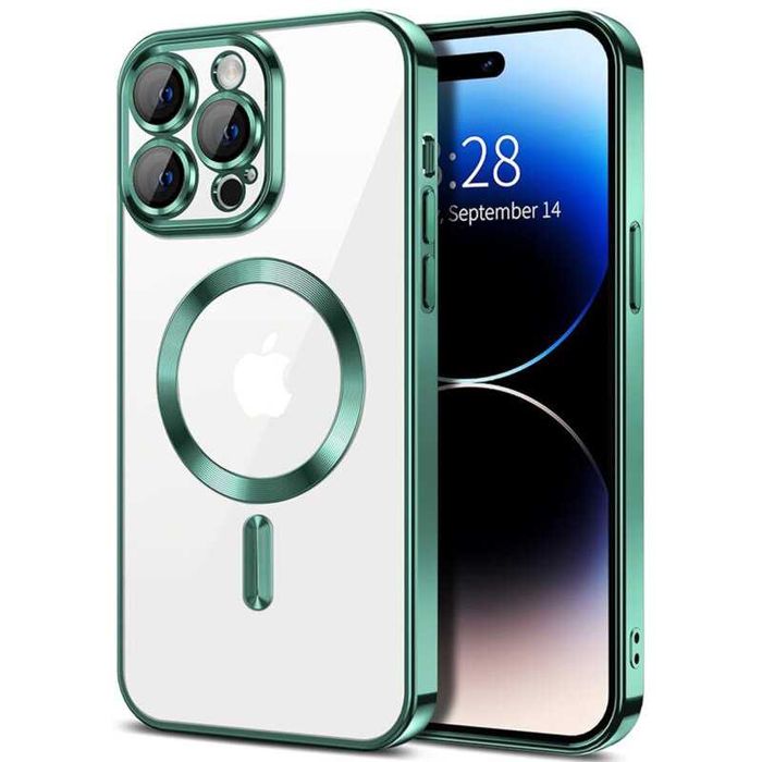 Husa iPhone 16,16 Pro, 16 Pro Max,16 Plus, MagSafe Verde