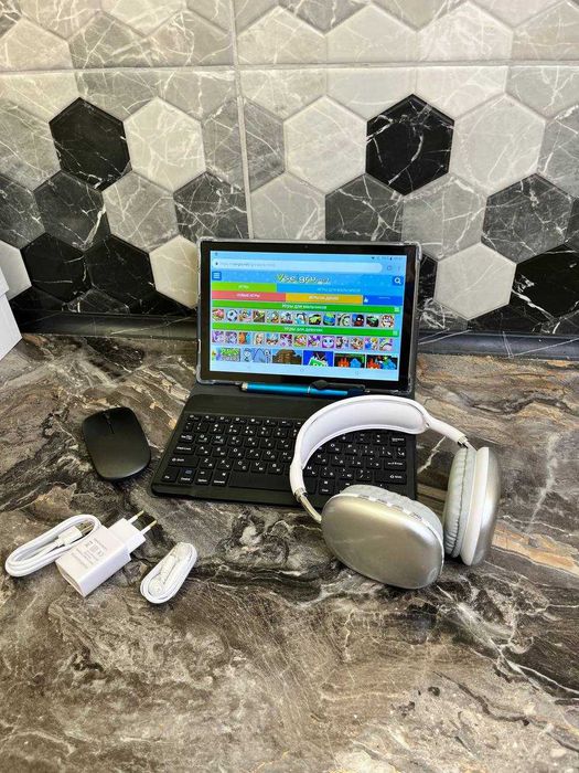 планшет с клавиатурой, паншет, планшет 6в1, подарок, телефон