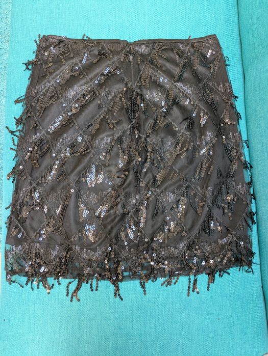 Блестящ сет в черно