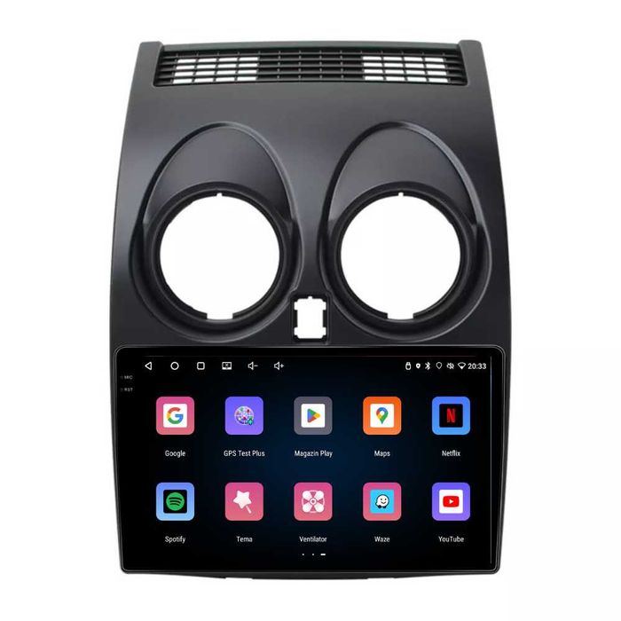 Navigatie Android Nissan QashQai J10 Carplay Android Auto Wireless