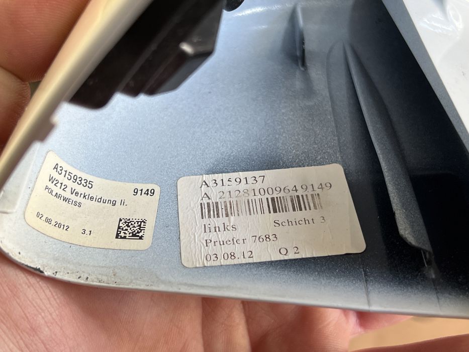 Оригинални Капаци огледала за Мерцедес w212