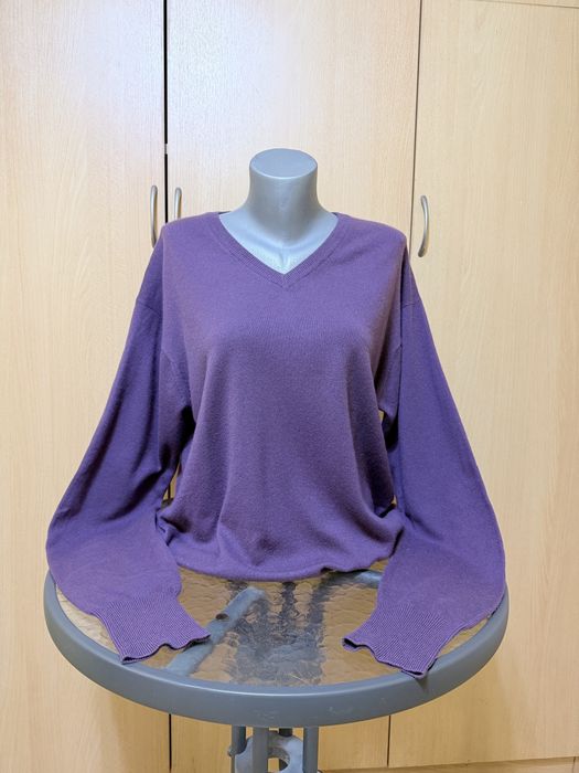 Мъжки пуловер Рlаcenza. 100% кашмир. Pазмер XL/L.