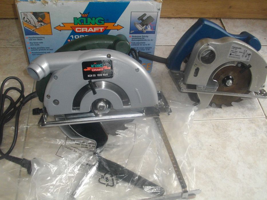 Нов Немски Ръчен Циркуляр 1020W King Craft/ 1200W Hanseatic ф160мм