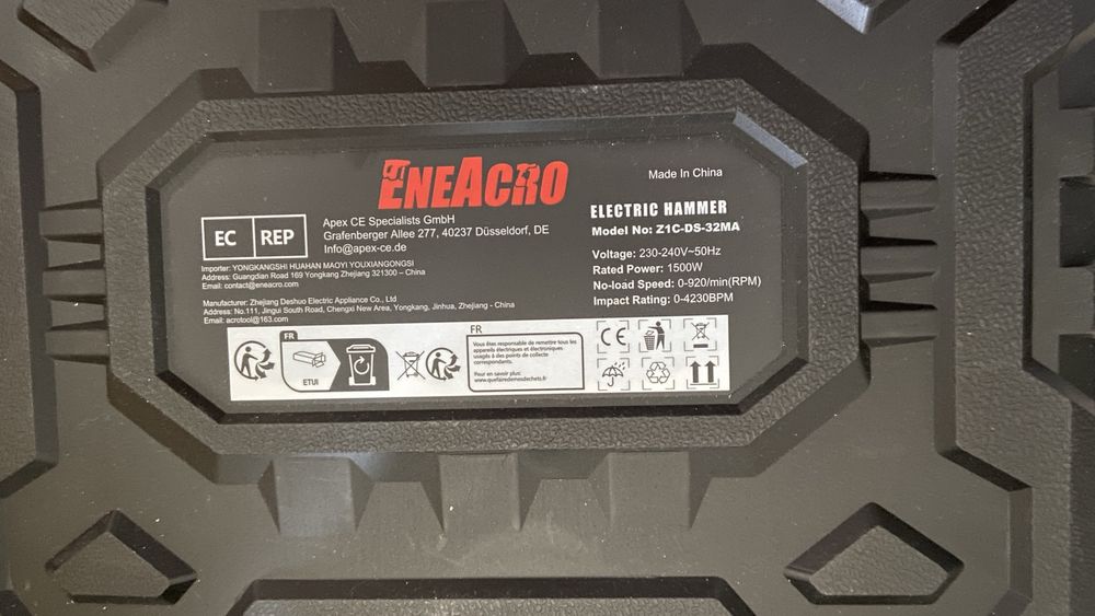 Rotopercutor SDS Plus 1500w 6J