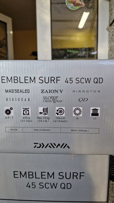 Daiwa emblem surf  45 SCW QD