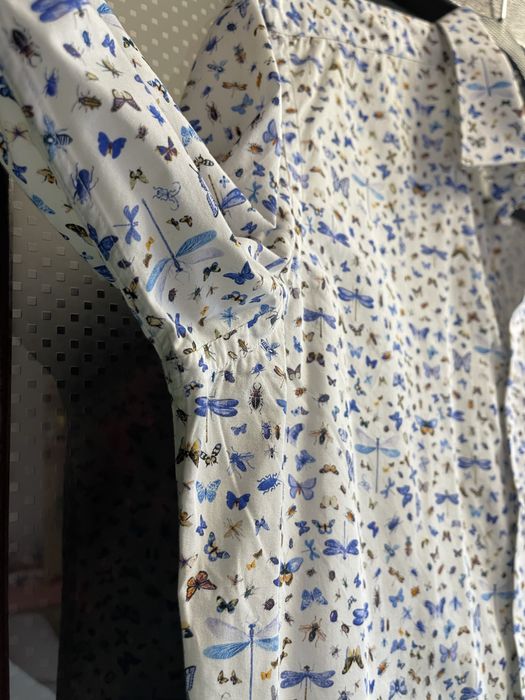 Camasa Bigotti barbati - marimea L - imprimeu cu fluturi