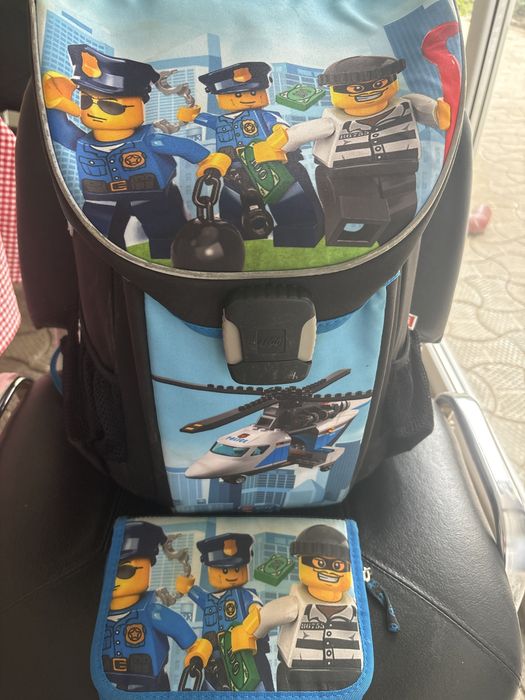Rucsac scoala si penar originale Lego City Undercover