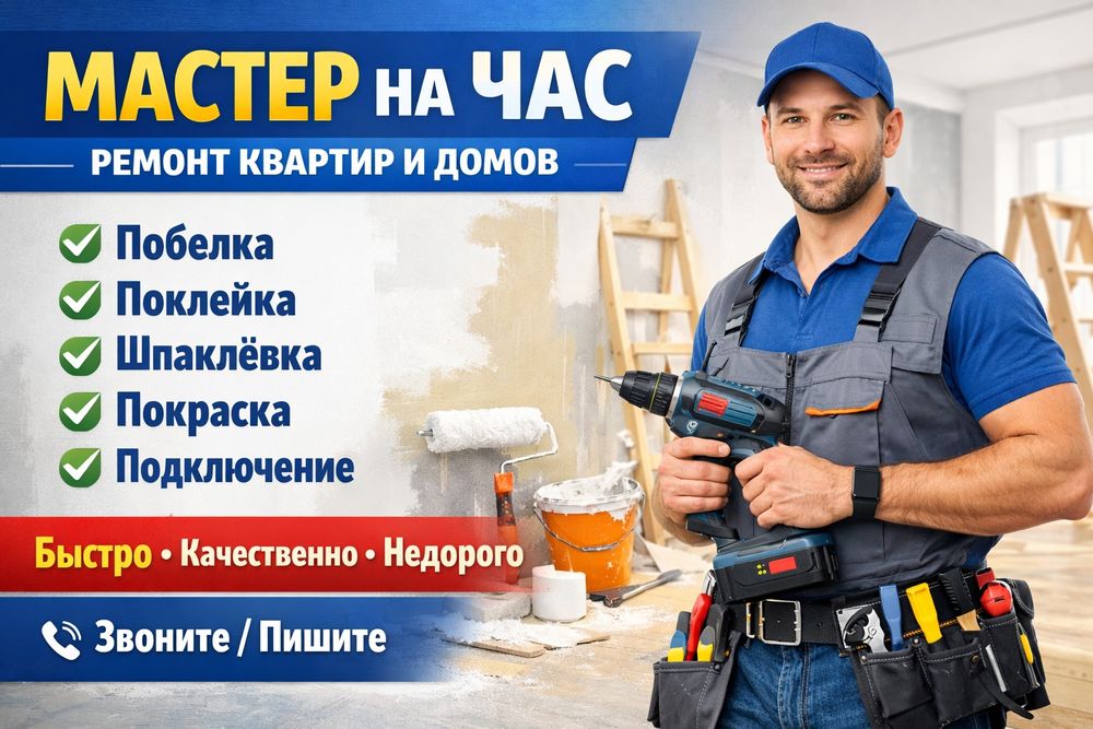 Мастер на час / Ремонт квартир и домов