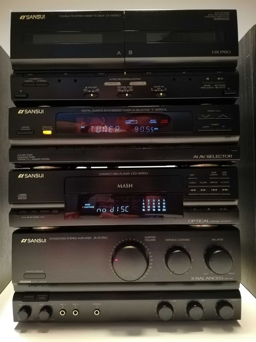 Linie Audio SANSUI A-X750/CD-X950/T-X950L/D-X950/S-X950 - Japan/