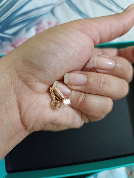 Золотые Детские сережки