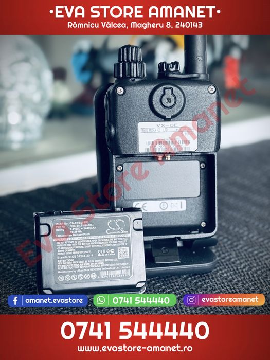 Statie Transceiver Emisie-Receptie YAESU VX-6 FM Tri Band Submersibil