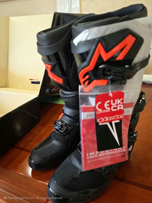Мотокрос ботуши ALPINESTARS tech 10 black/red