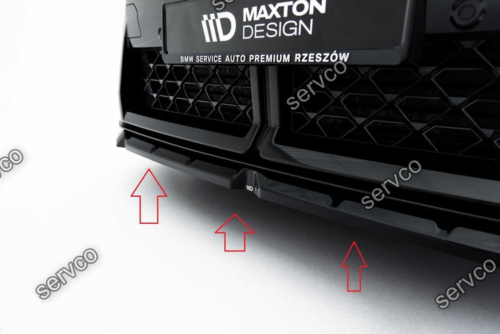 Prelungire splitter bara fata compatibil cu Bmw X2 U10 M35i 2023- v2 - Maxton Design