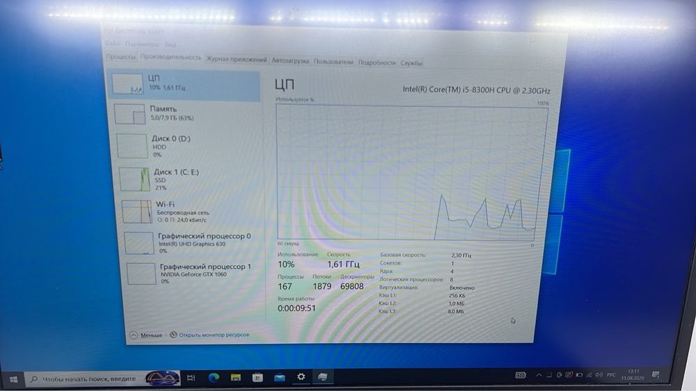 Продам игровой ноутбук Asus Tuf gaming
