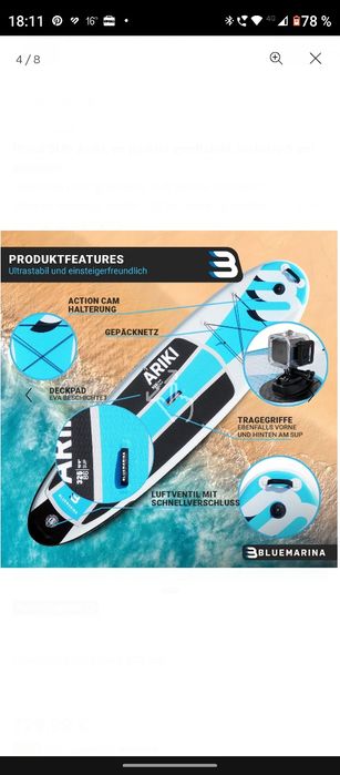 Placa Counflabilă Stand-Up Paddle