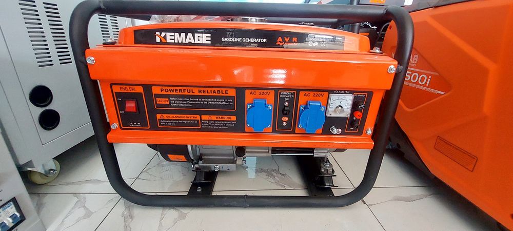 Генератор Kemage  бензиновый  шумный  и бесшумный