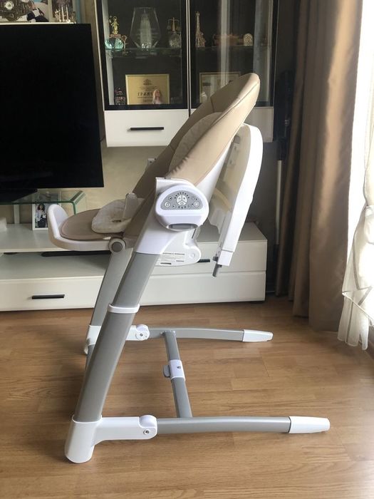 Бебешка люлка-столче за хранене Kikka Boo Prima 3в1 Beige