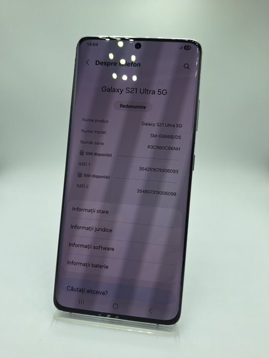 Samsung S21 Ultra 128 Gb 12 Gb ram Facrura, Garantie #52214