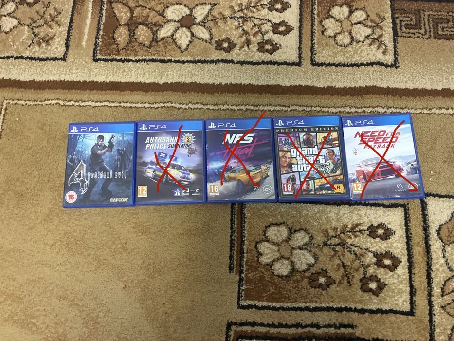 Продавам ps4 игри в перфектно състояние!