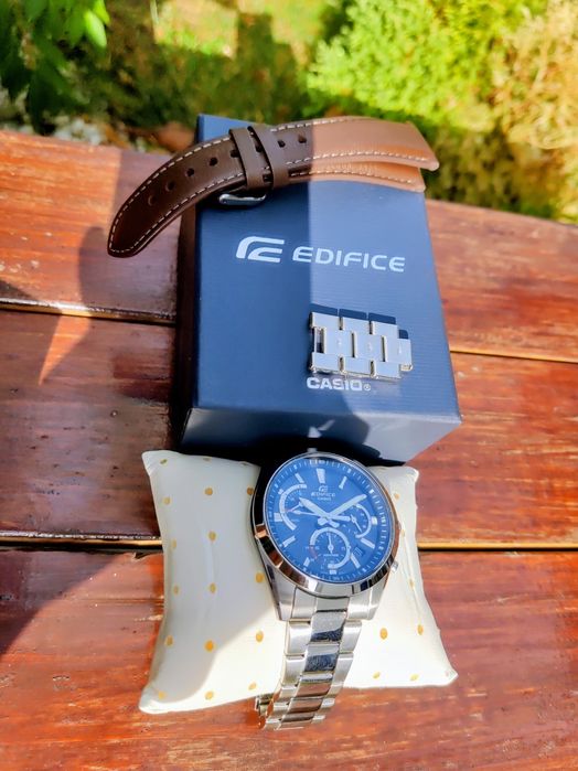 Ceas Casio Edifice Solar EFS-S530 + curea piele