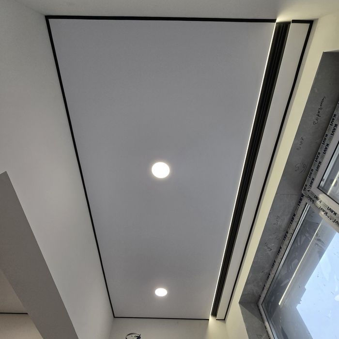 Монтаж скрытого карниза