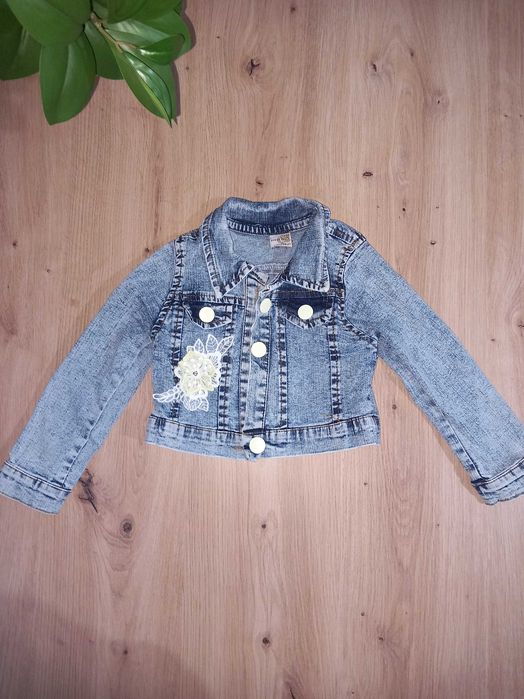 Детско дънково яке + ПОДАРЪК Дънки