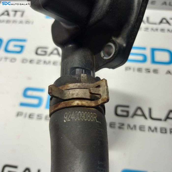 Furtun Conducta Racire Apa Antigel cu Carcasa Corp Termostat Dacia Sandero 2 1.2 2012 - 2016 Cod 8200660882 924009088R [0993]