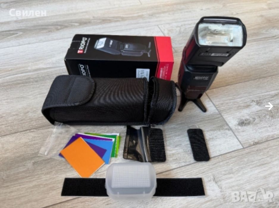 Светкавица за фотоапарат Никон и Канон