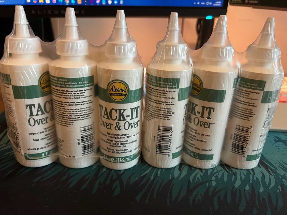 Adeziv Aleene's Tack-It Over & Over, 6 bucăți x 118ml, Nou/Sigilat