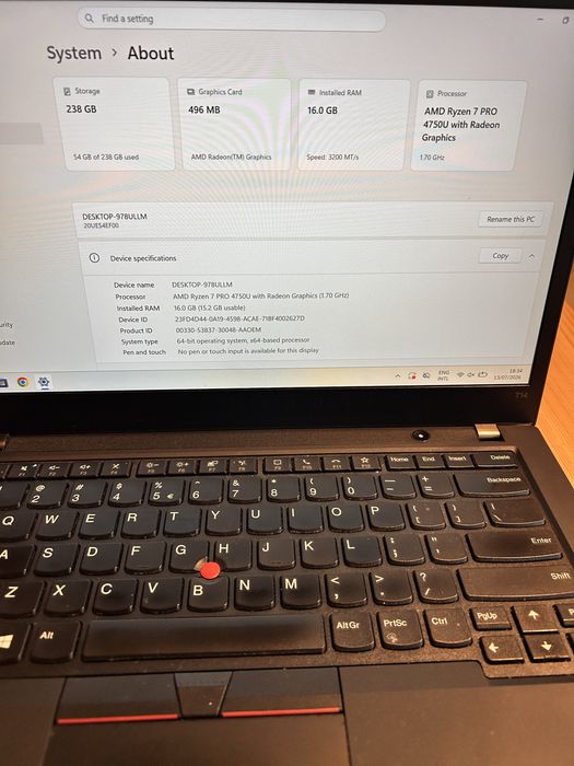 Laptop Lenovo T14