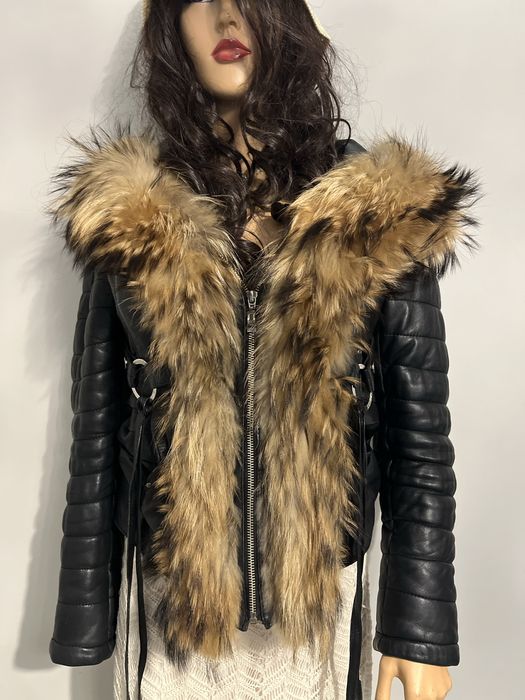 Яке от естествена агнешка кожа