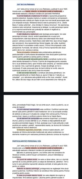 Materiale complete bacalaureat română