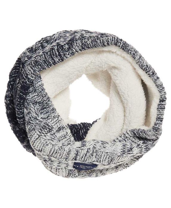 Manusi si Fular Superdry Clarrie Cable NOI (Mittens and Snood)