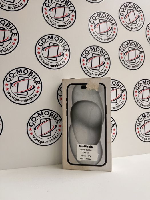 iPhone 15 Plus - 256GB - 87% - Utilizat - Garantie