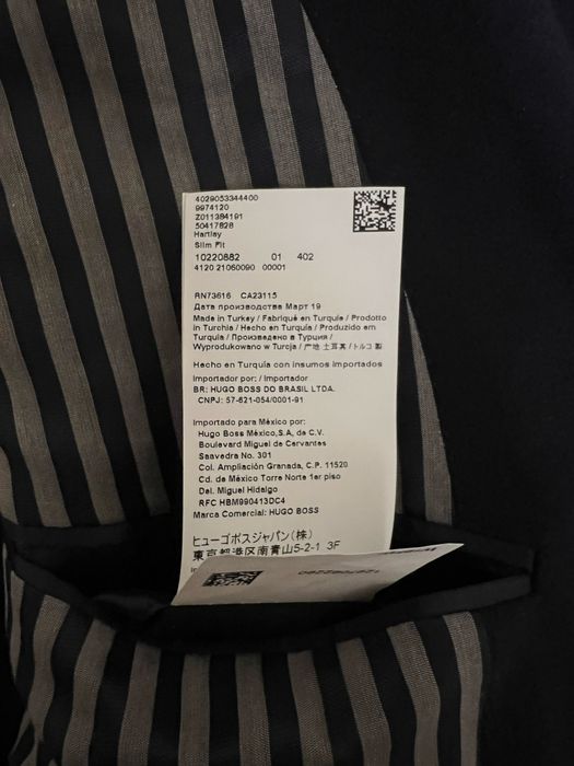 Boss Sacou 100% Original din 100% Lână Marzotto