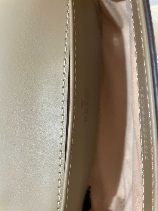 Оригинална Gucci Petite мини Чанта За Рамо Кожа Гучи Mini Горна Дръжка
