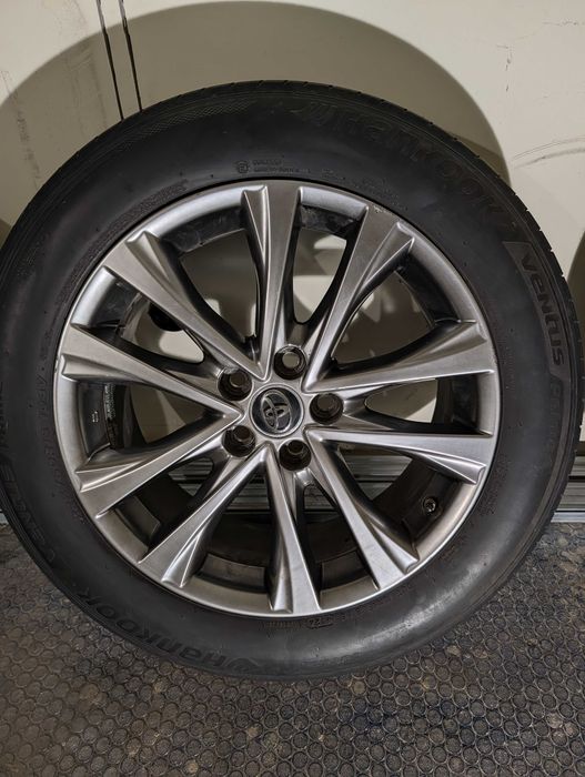 4 броя Алуминиеви Джанти Toyota rav4 18" 225/60  2016 оригинални тойота рав4 лети 18ки гуми датчици за налягане