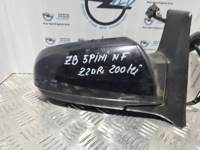 Oglinda neagra Z20R dreapta electrica 5 Pini Opel Zafira B