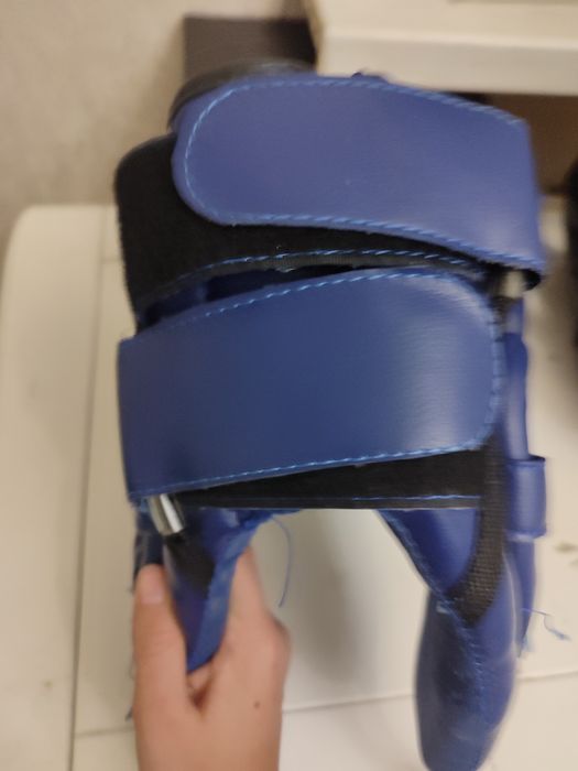 Шлем боксёрский синий