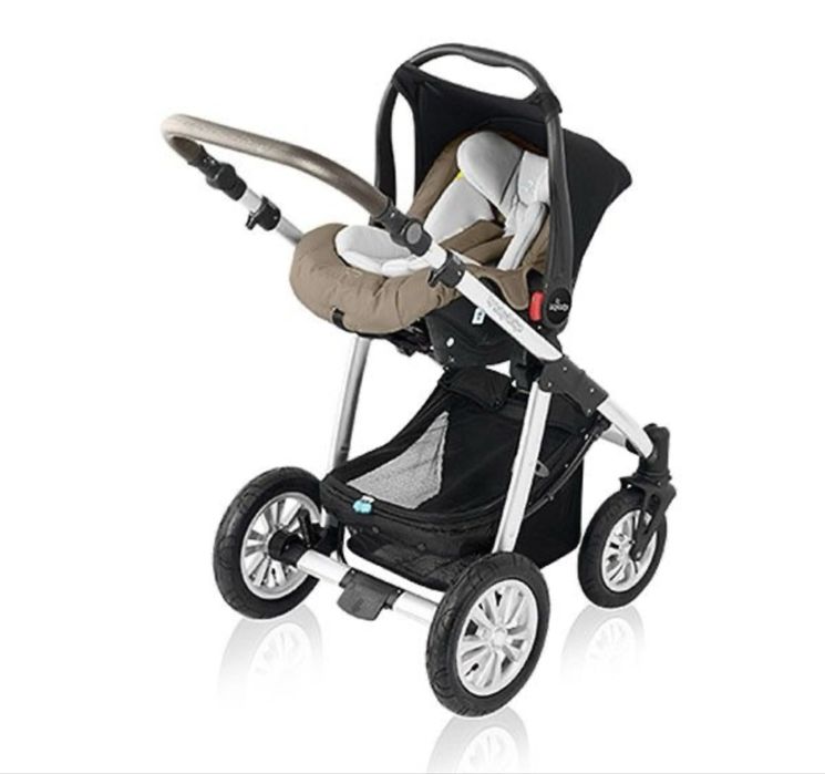 Детска количка 3 в 1 Baby Design Dotty Denim