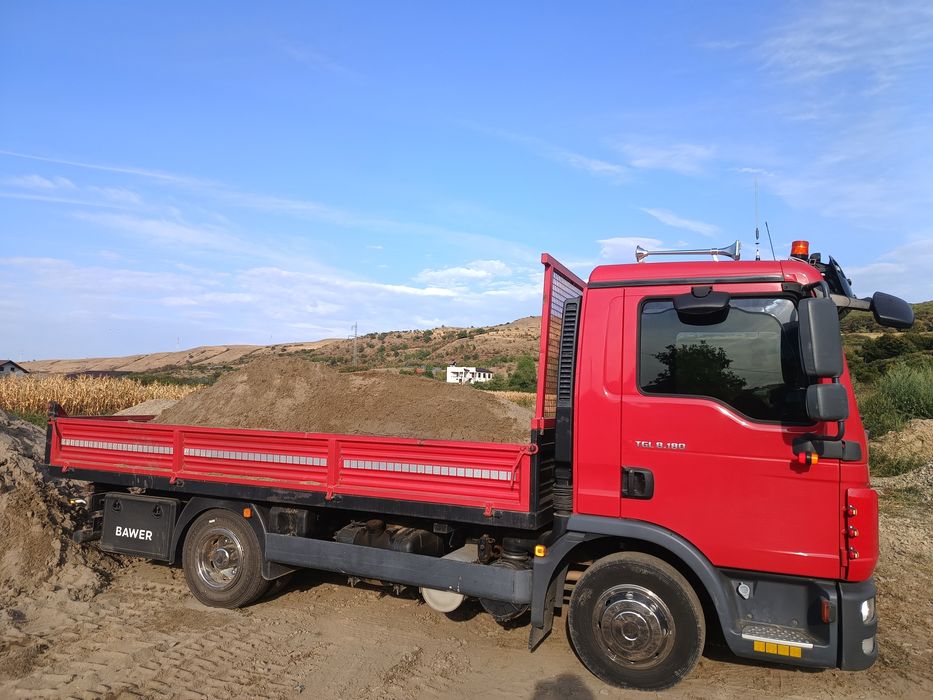 Agregate, Sort, nisip, piatra concasata, pamant gazon