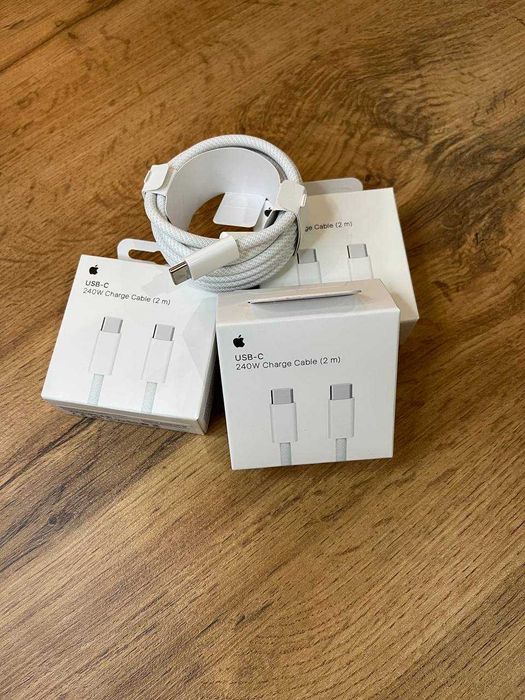 Кабель USB TypeC (M), 2 м, белый очень хорошое качества