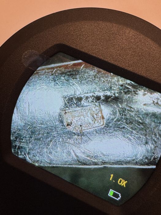 Pandantiv Argint 925 vechi, Art Nouveau. Perla baroc, aquamarin,granat